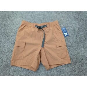 Huk Cargo Shorts Mens‎ Small Khaki Inseam: 7" Creekbed Performance Fishing NEW